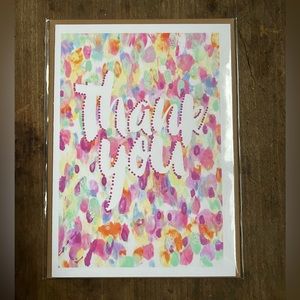 💌BUNDLE FOR DISCOUNTS💌 Wunderkid Greeting Card “Thank You” Black Inside